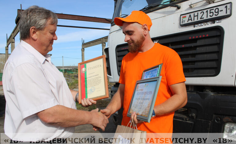 Очередной молодой водитель-тысячник – из ОАО «Победа»