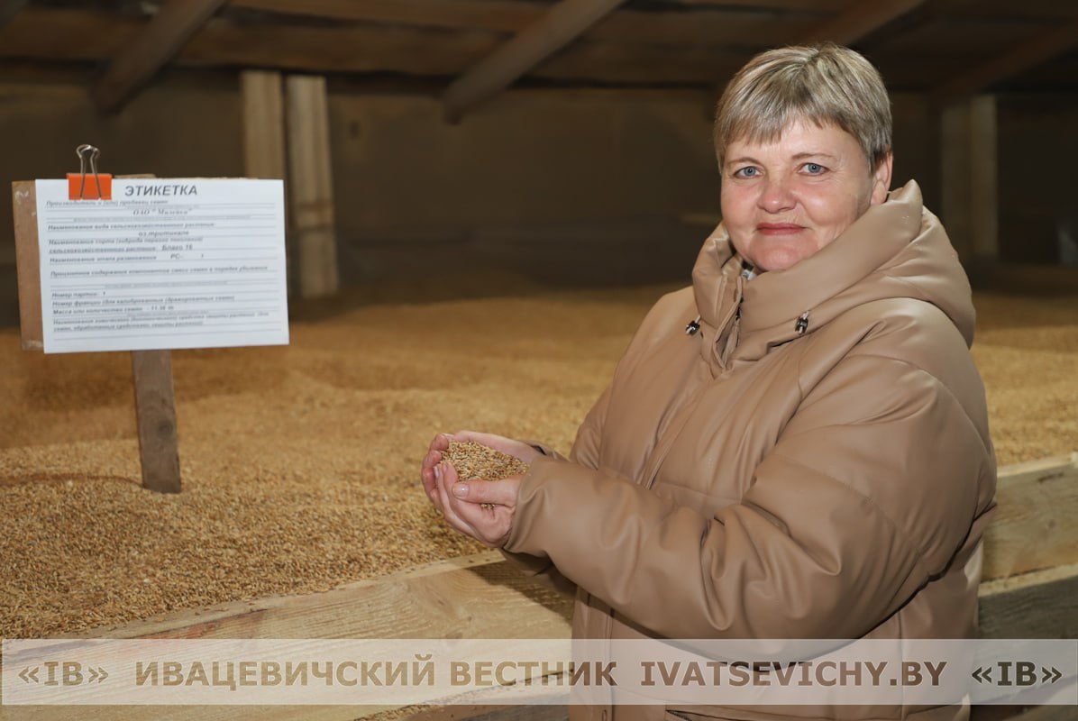 Хлеб на далонях жанчыны